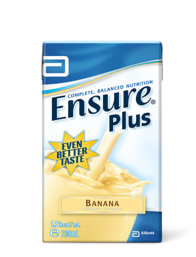 Ensure® Plus Tetra Pack Banana - Contains 28 essential vitamins and minerals to help keep you strong and healthy.