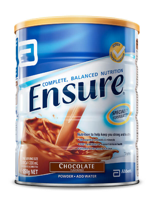 Ensure® Chocolate Powder - Helps meet the nutritional requirements in adults to fill nutritional gaps and provide balance in diet.