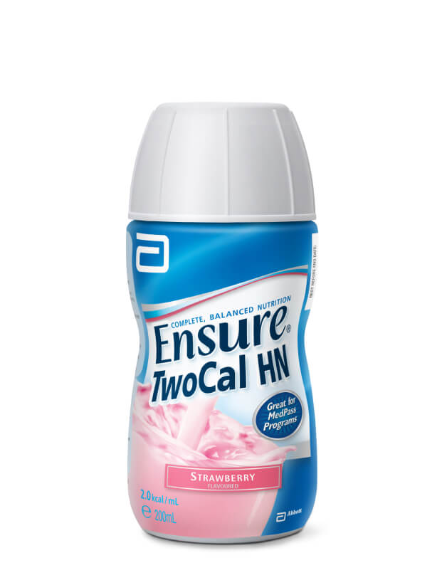 Ensure® TwoCal HN Strawberry - Complete, high energy and high protein formulation with antioxidants to support immune health.