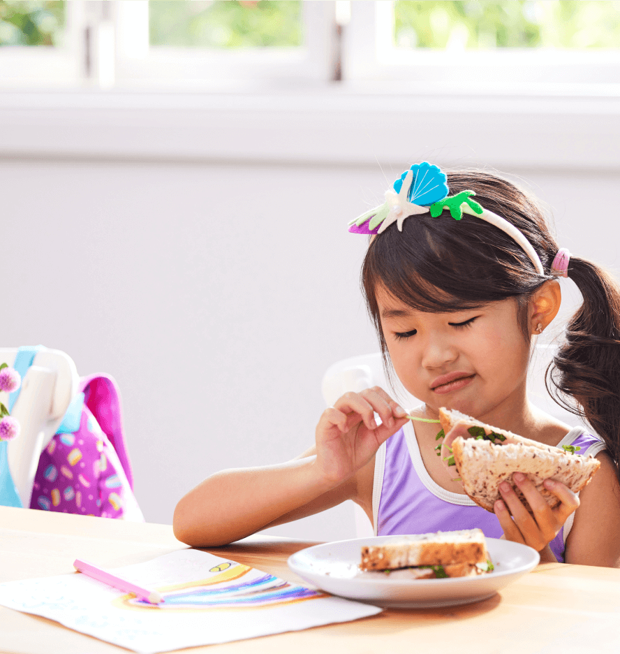 Kids with Fussy Eating habits - Unwillingness to eat familiar foods or to try new foods.