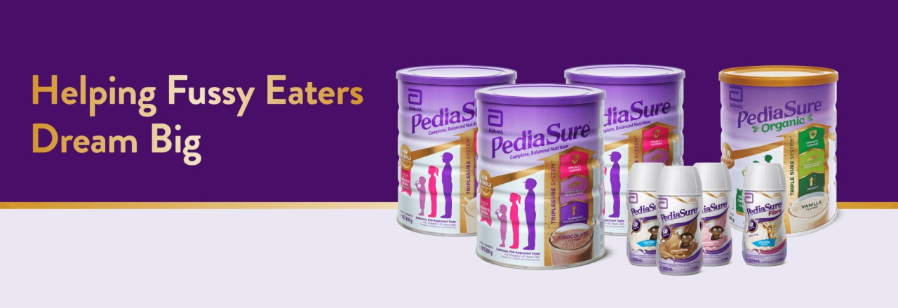 PediaSure® - Complete and balanced nutritional supplement for kids.