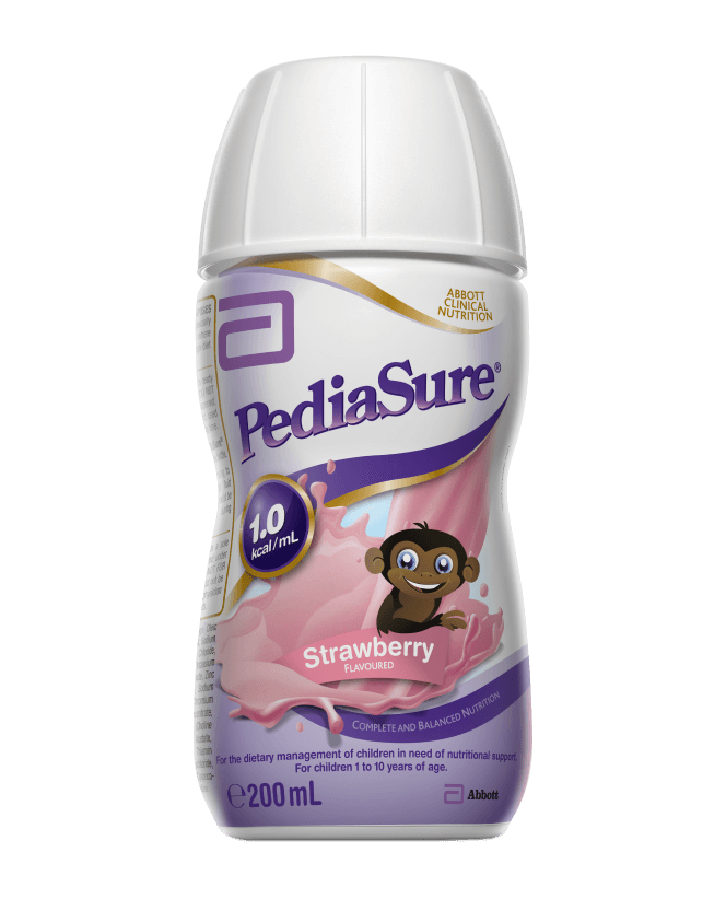 PediaSure® Ready to Drink Strawberry - Supports your child's healthy appetite, growth and bone & muscle development.