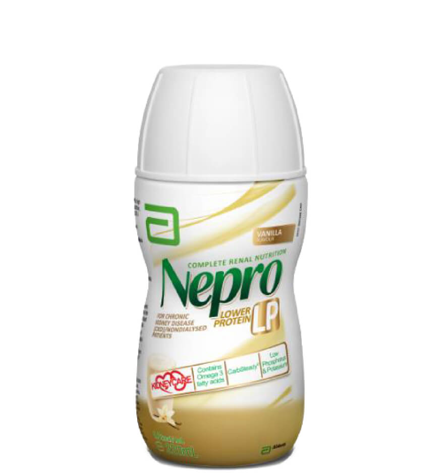 Nepro LP - High in energy and lower in protein for people who are not on dialysis.