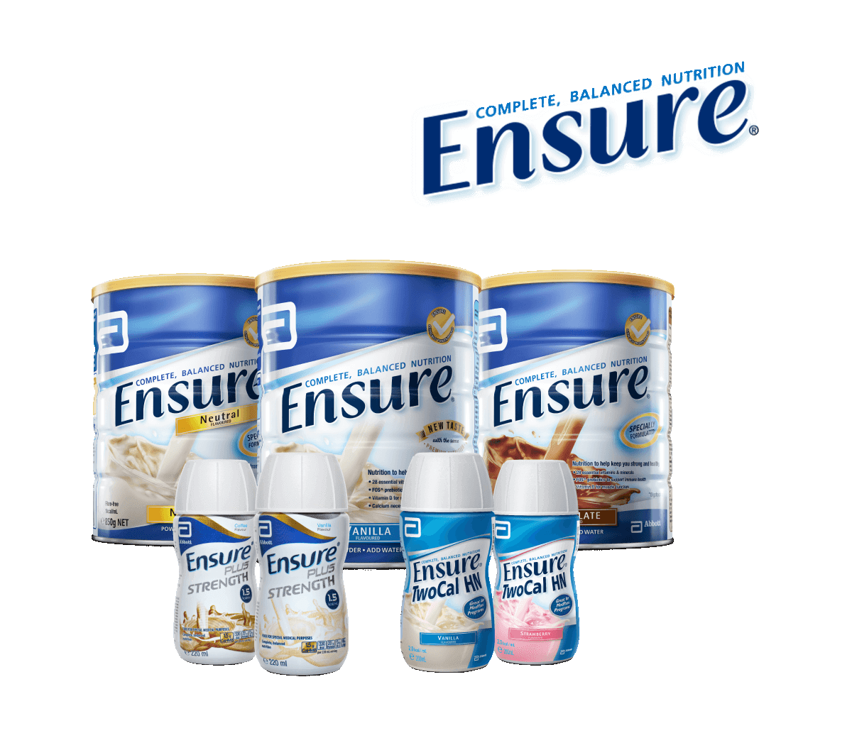 Ensure® - #1 nutritional supplement drink in the world with over 30 clinical studies.