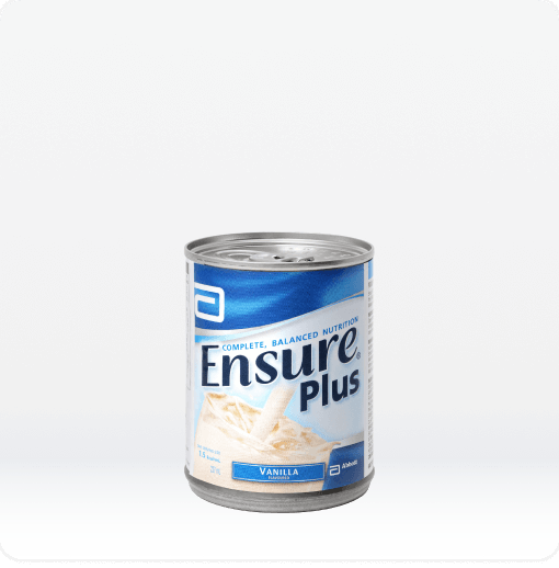 Ensure Plus Can - Complete and balanced nutritional supplement for people with, or at risk of developing malnutrition.
