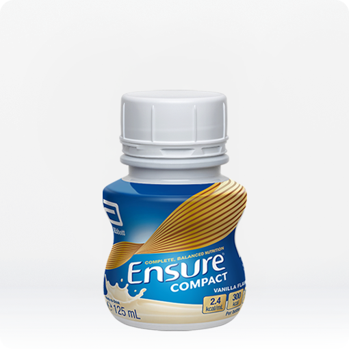 Ensure Compact - A nutritional supplement with or between meals, or as a sole source of nutrition.