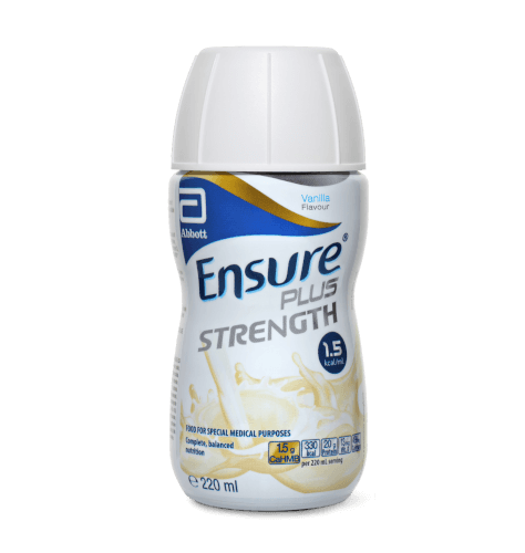 Ensure Plus Strength - Nutritionally complete, balanced, high protein and high energy.