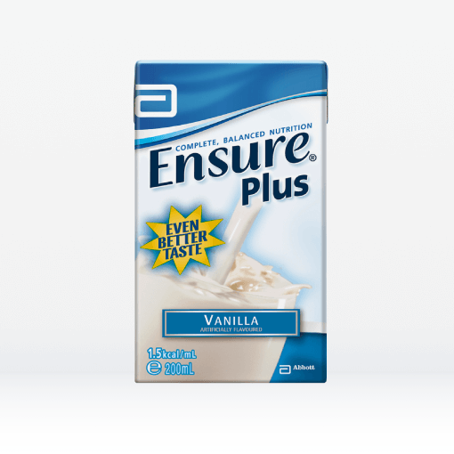 Ensure Plus Tetra Pack - Calorically dense, complete, balanced nutrition suitable for adults.