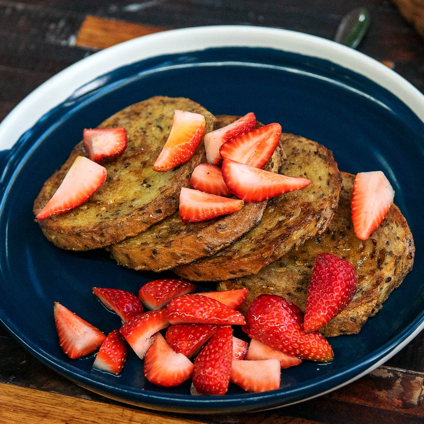 French Toast With Strawberries