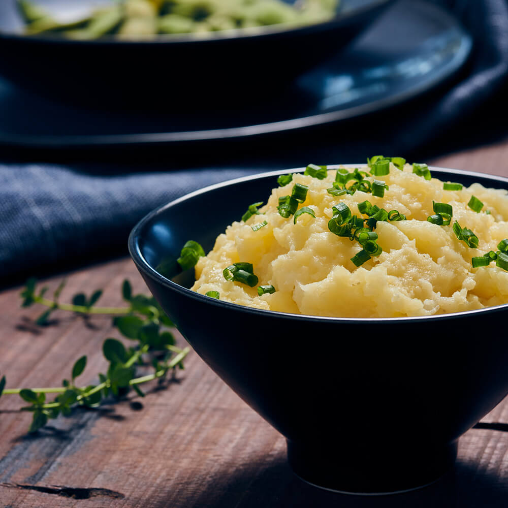 Mashed Potato With Sour Cream And Chives