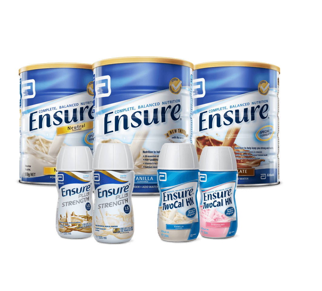 Ensure® - #1 Nutritional supplement in the world.