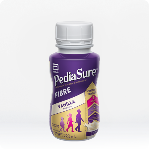 PediaSure Fibre Ready to Drink - Complete and balanced nutrition with fructo-oligosaccharides (dietary fibre).