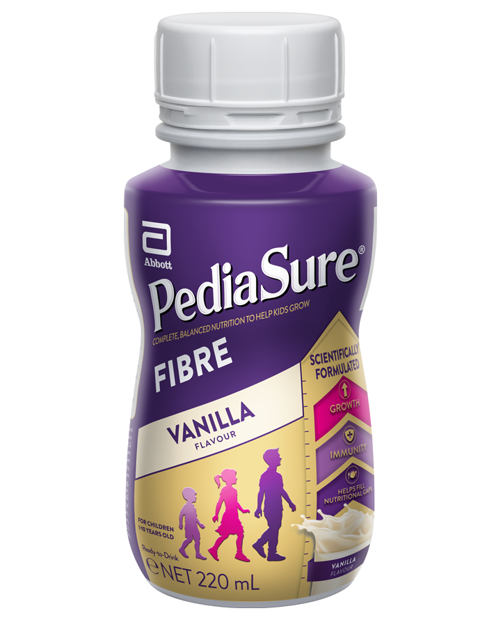 PediaSure Ready to Drink Vanilla - Complete and balanced fibre-free nutrition.
