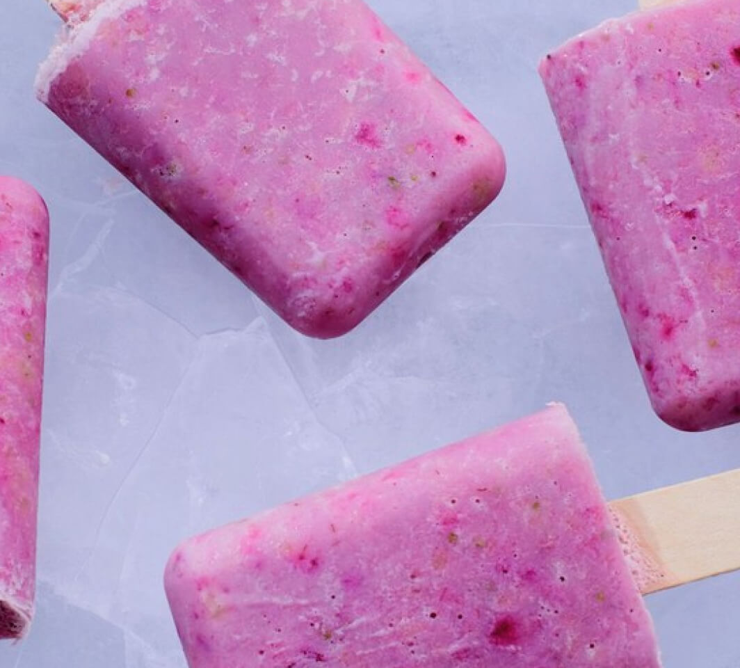 Strawberry Banana Ice Pops Recipe with PediaSure® - Icy treat packed with the goodness of fresh fruit.