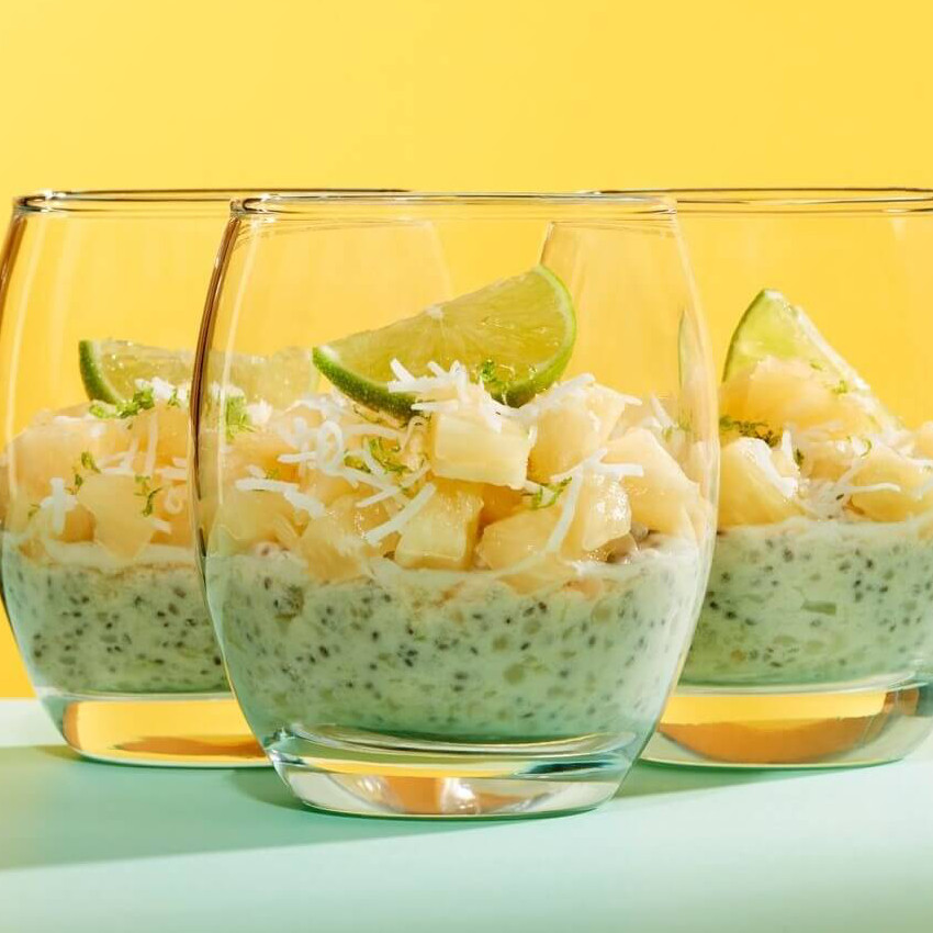 Pine-lime Bubble Pudding Recipe with PediaSure®