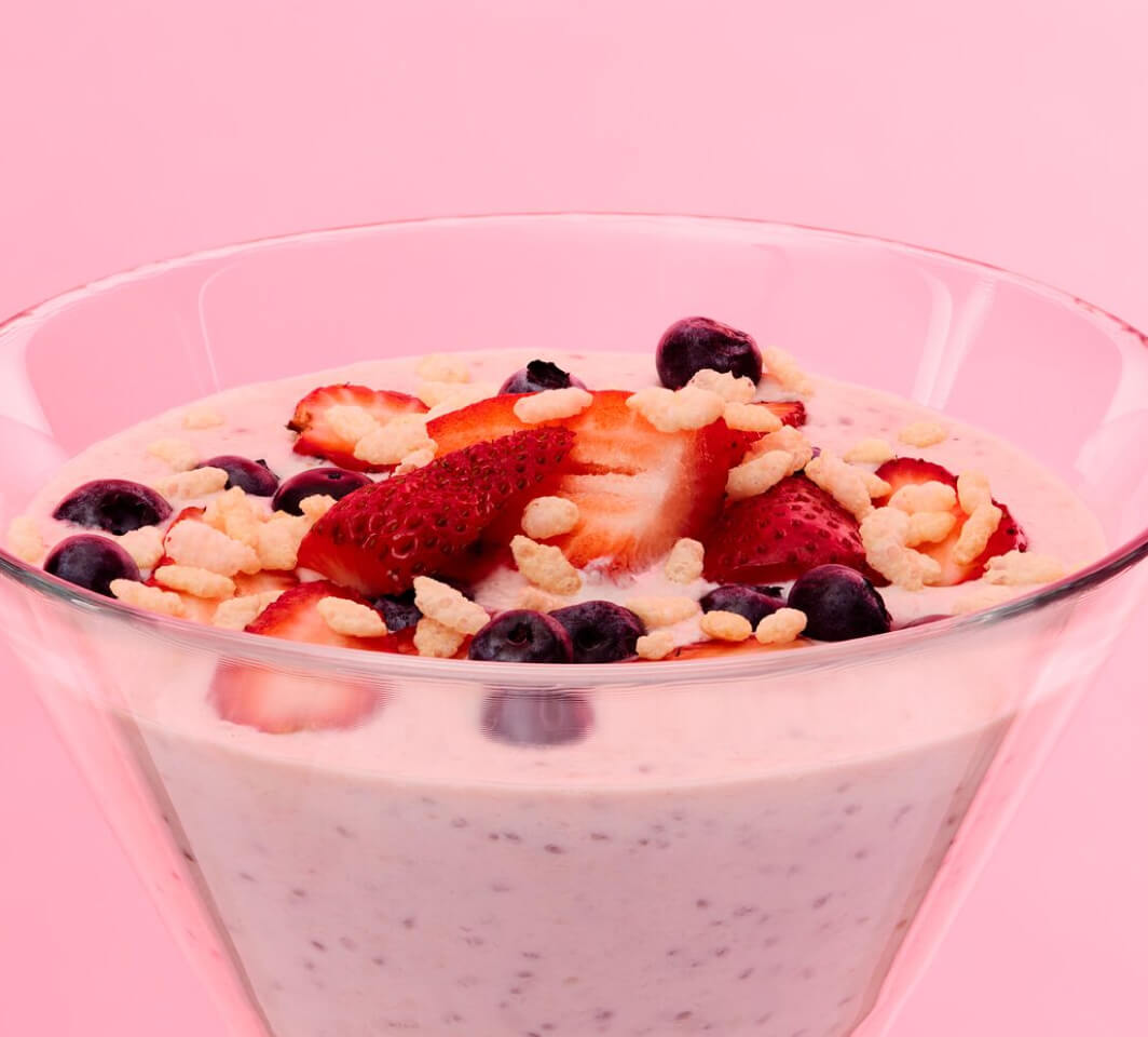 Smoothie Bowl Recipe with PediaSure® -  A blend of smoothie and cereal.