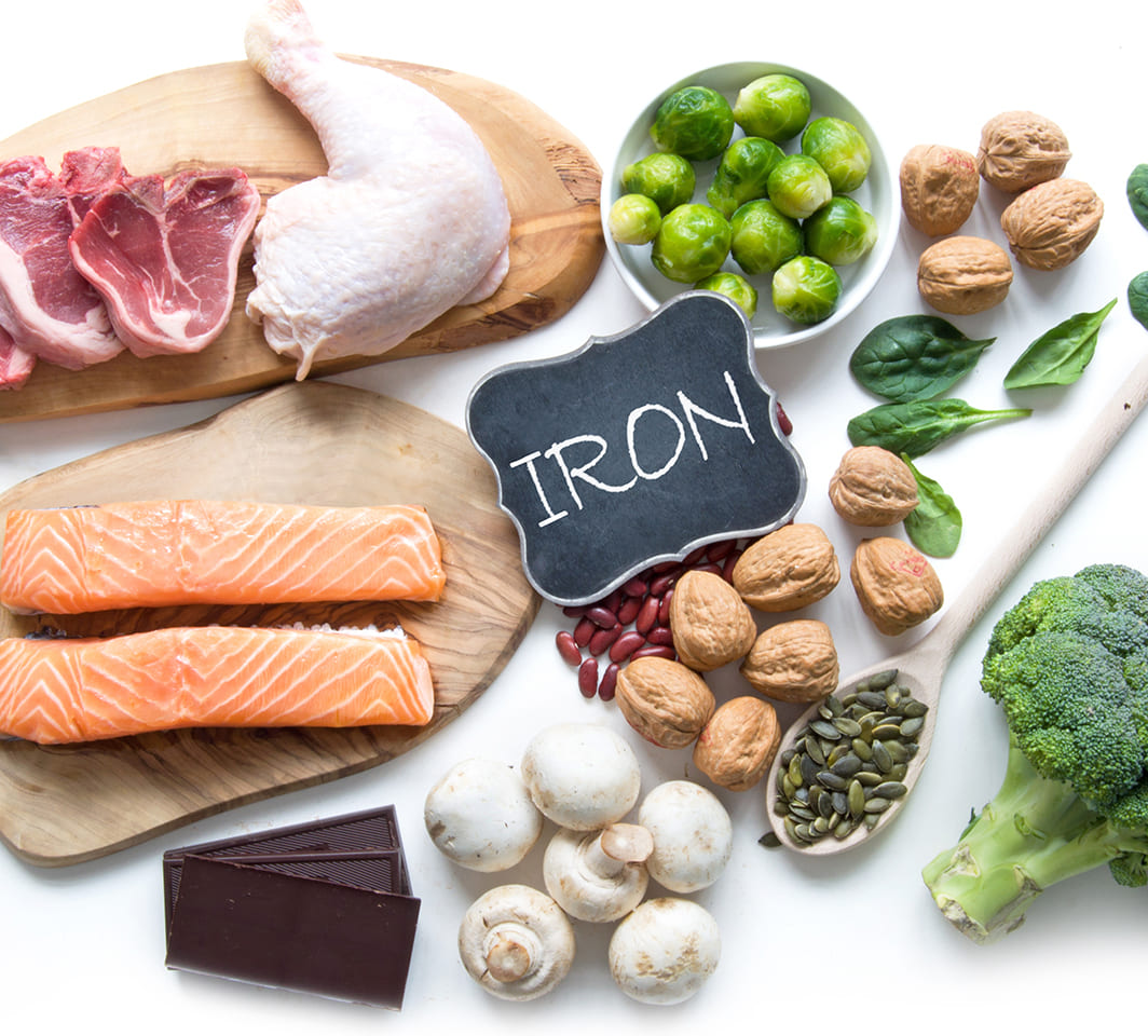 minuman makanan zat besi