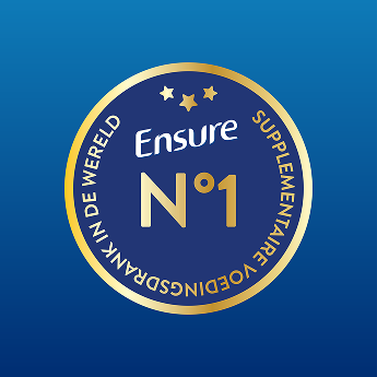 Badge met de tekst Maak ons ​​het bestverkochte voedingssupplement ter wereld