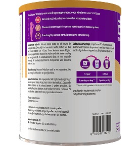 Zijfoto van Pediasure 400g Chocolade met gedetailleerde ingrediëntenlijst, bewaarvoorschriften en aanbevolen gebruik