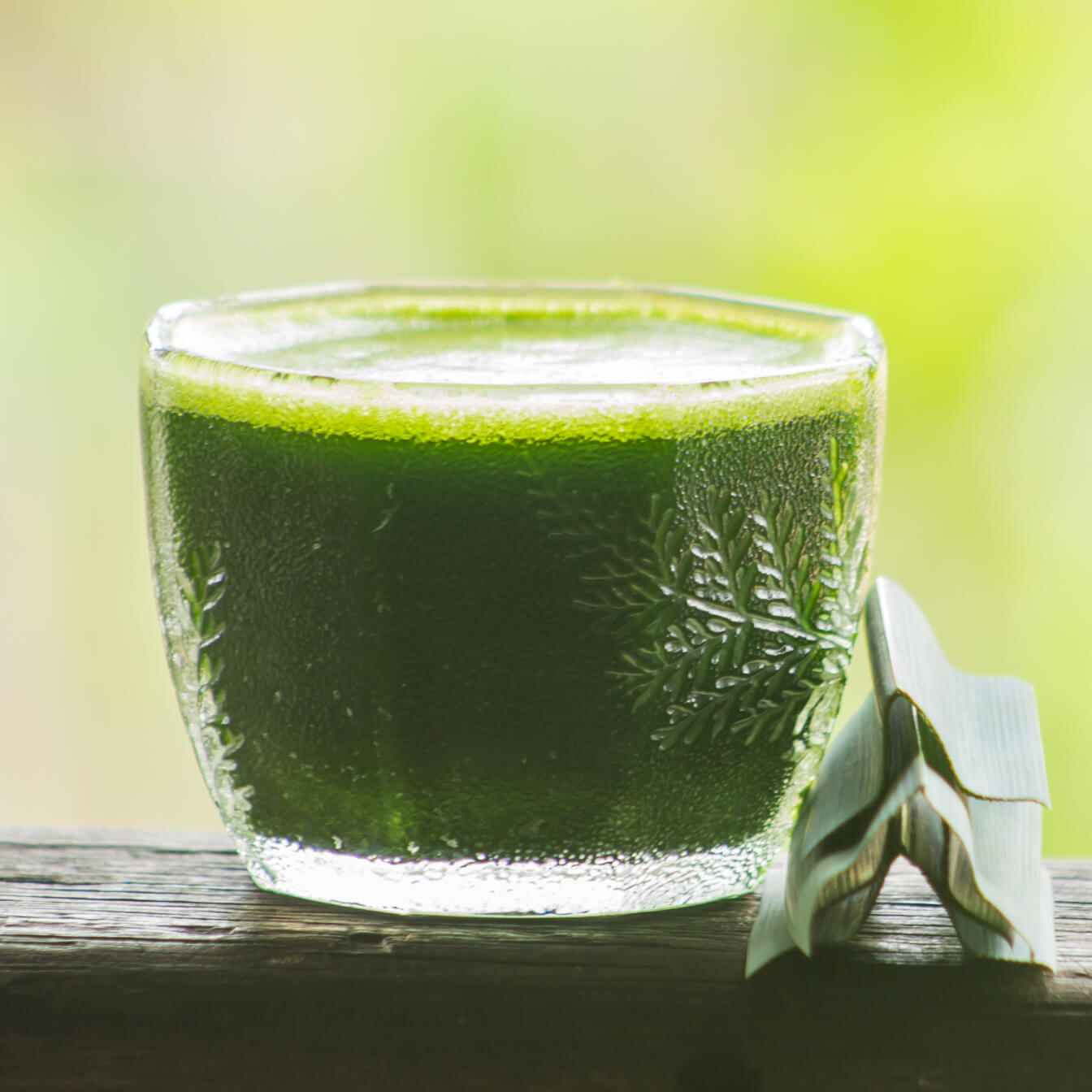 Pandan Red Beans Drink