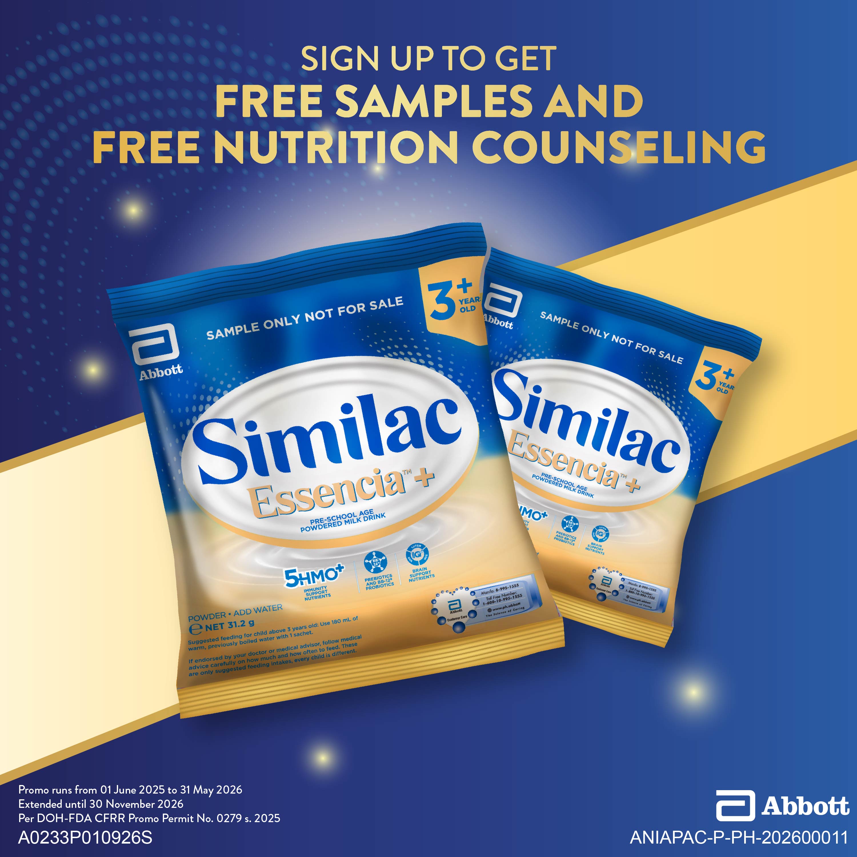 Similac GainSchool Sign Up free sample gift