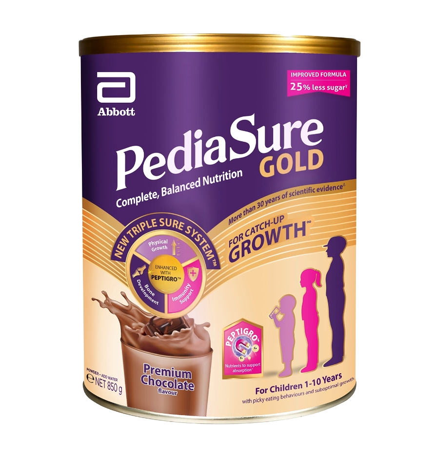 PediaSure® Gold Chocolate - Abbott Family