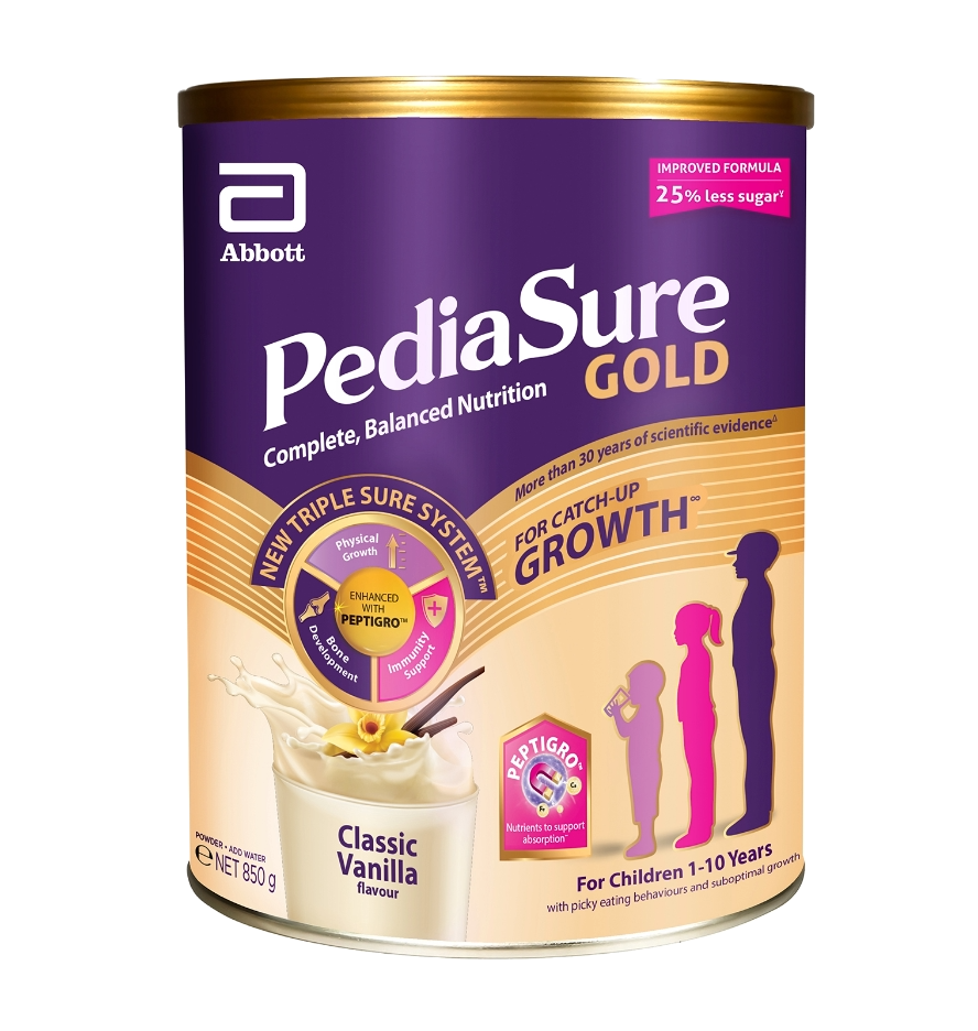 PediaSure® Gold Vanilla - Abbott Family