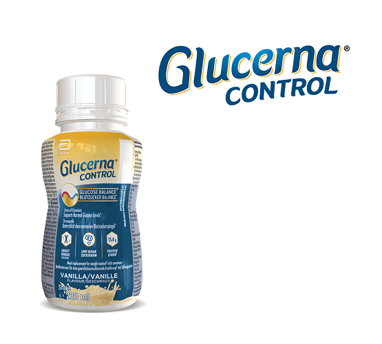 Glucerna Control bottle with logo