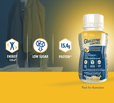 Glucerna® Control – Source of Chromium, Low Glycaemic Index, 15.4 g Protein, and 223 kcal
