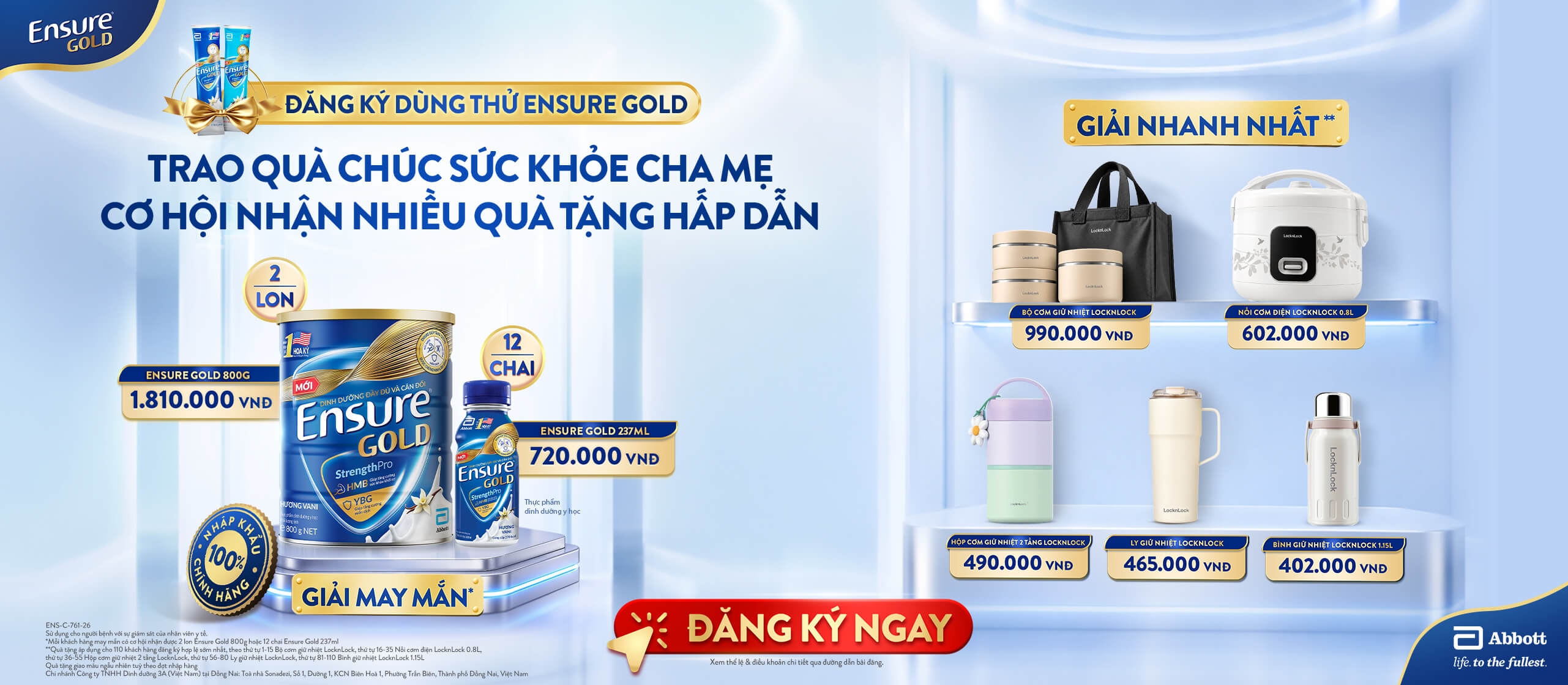 Trao quà chúc sức khỏe cha mẹ - Cơ hội nhận nhiều quà tặng hấp dẫn