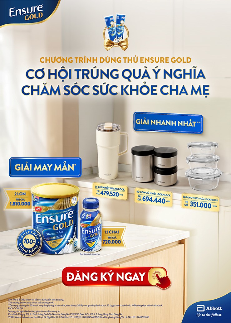Cơ hội nhận ngay ngàn quà chăm sóc sức khỏe