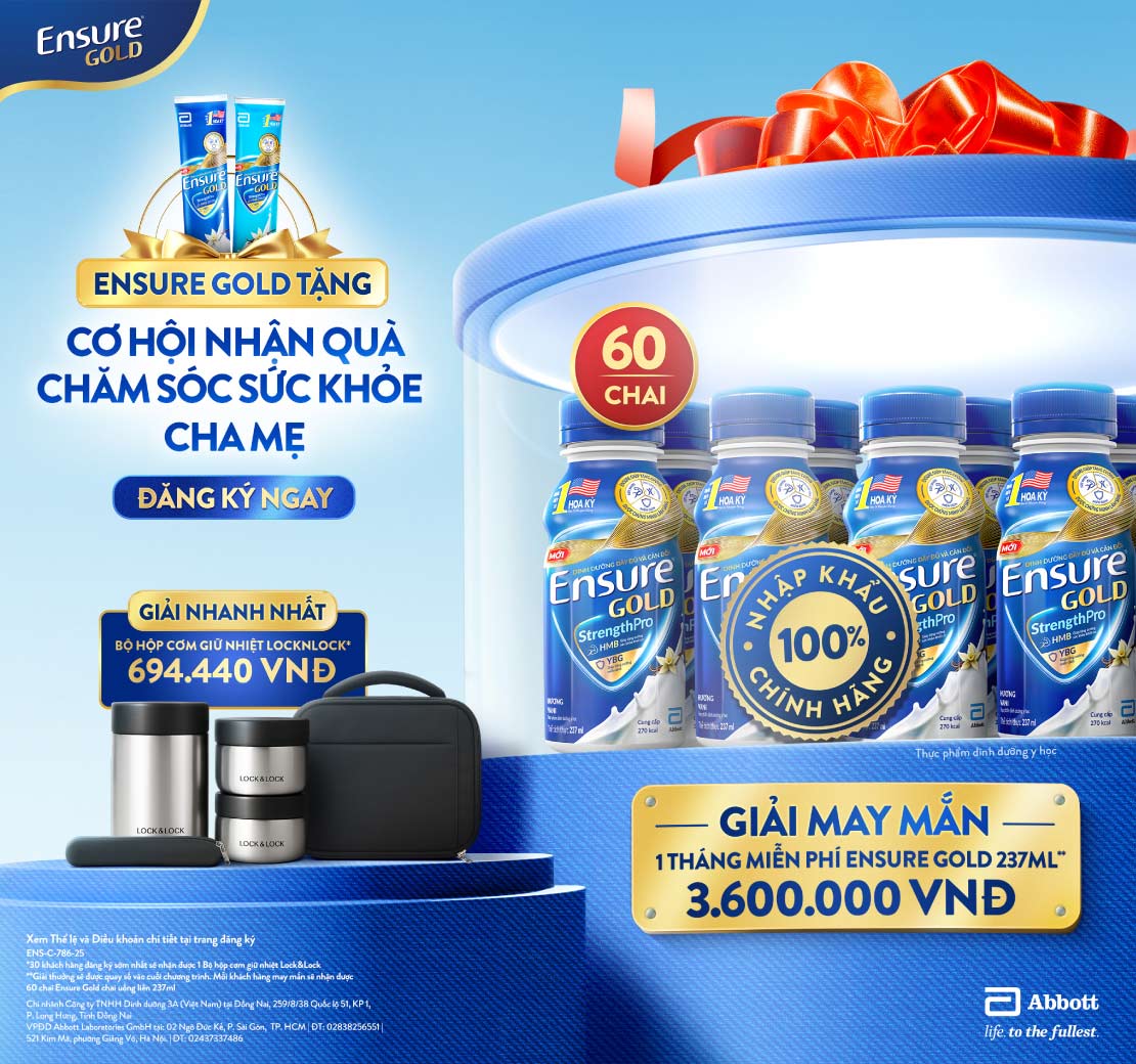 Cơ hội nhận ngay ngàn quà chăm sóc sức khỏe