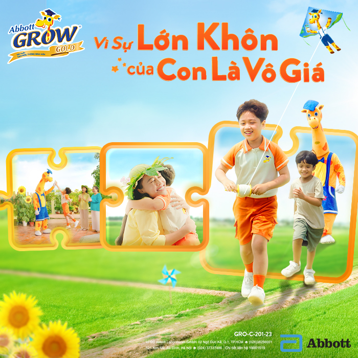 Abbott Grow Gold - Sự lớn khôn của con là vô giá​