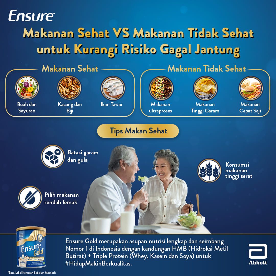 agar tidak gagal jantung