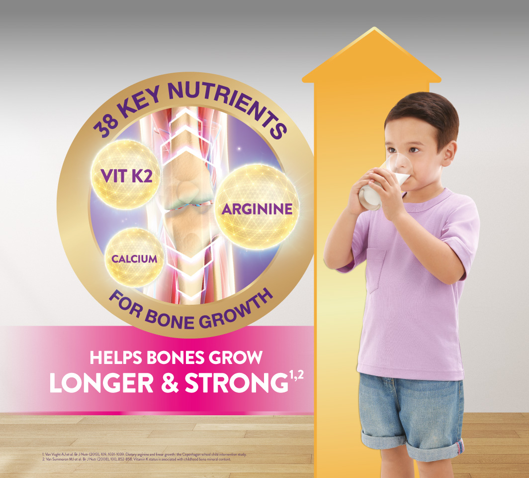 PediaSure® - Suitable for the nutritional support of kids aged between 1 and 10 years old.
