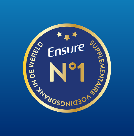 Badge met de tekst Maak ons ​​het bestverkochte voedingssupplement ter wereld