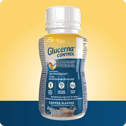 Glucerna® Control[1] Coffee Flavour Shake – Source of Chromium[1], Low Glycaemic Index[3], 15.4 g Protein, and 223 kcal[11]
