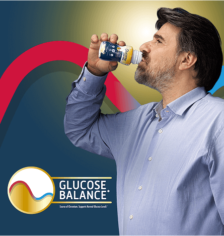 Man enjoying Glucerna® Control