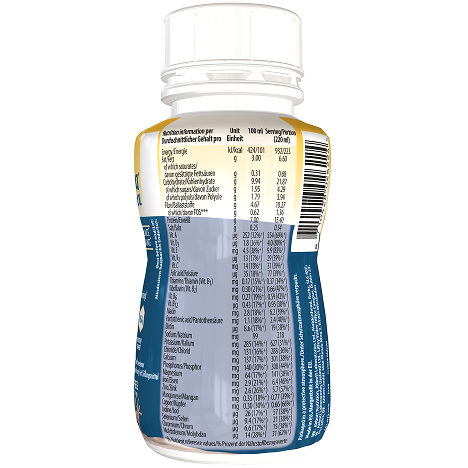 Nutritional Information of Glucerna® Control[1] Vanilla Flavour Shake – 27 Vitamins and Minerals, Low Sugar, and 15.4 g Protein
