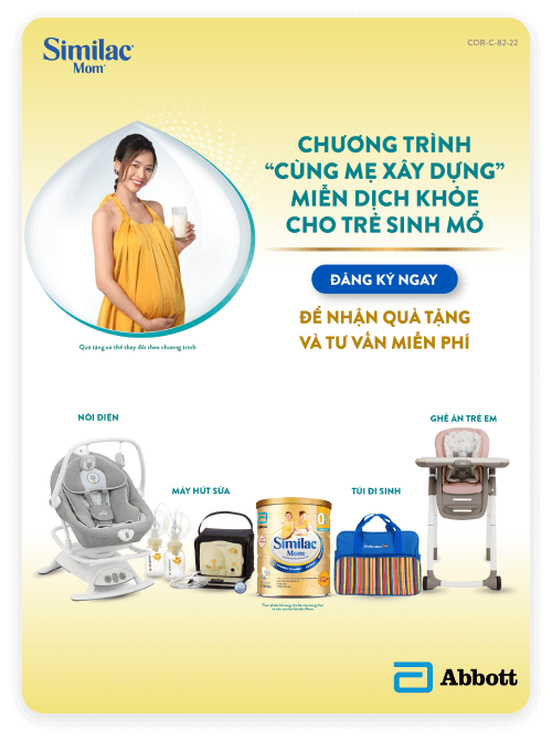 Đăng kí để nhận ưu đãi | Similac - Cùng mẹ xây dựng hệ miễn dịch khỏe cho trẻ sinh mổ