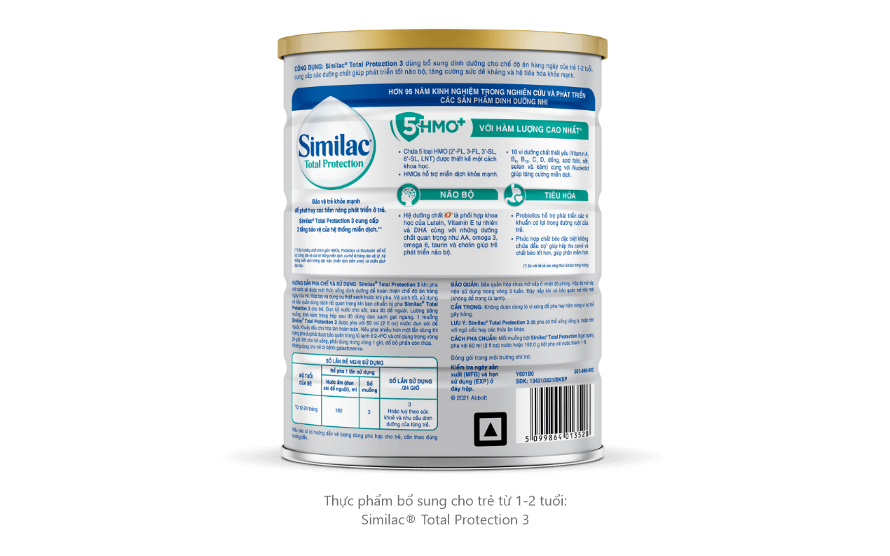 Product Information - Similac Total Protection 3 - 2
